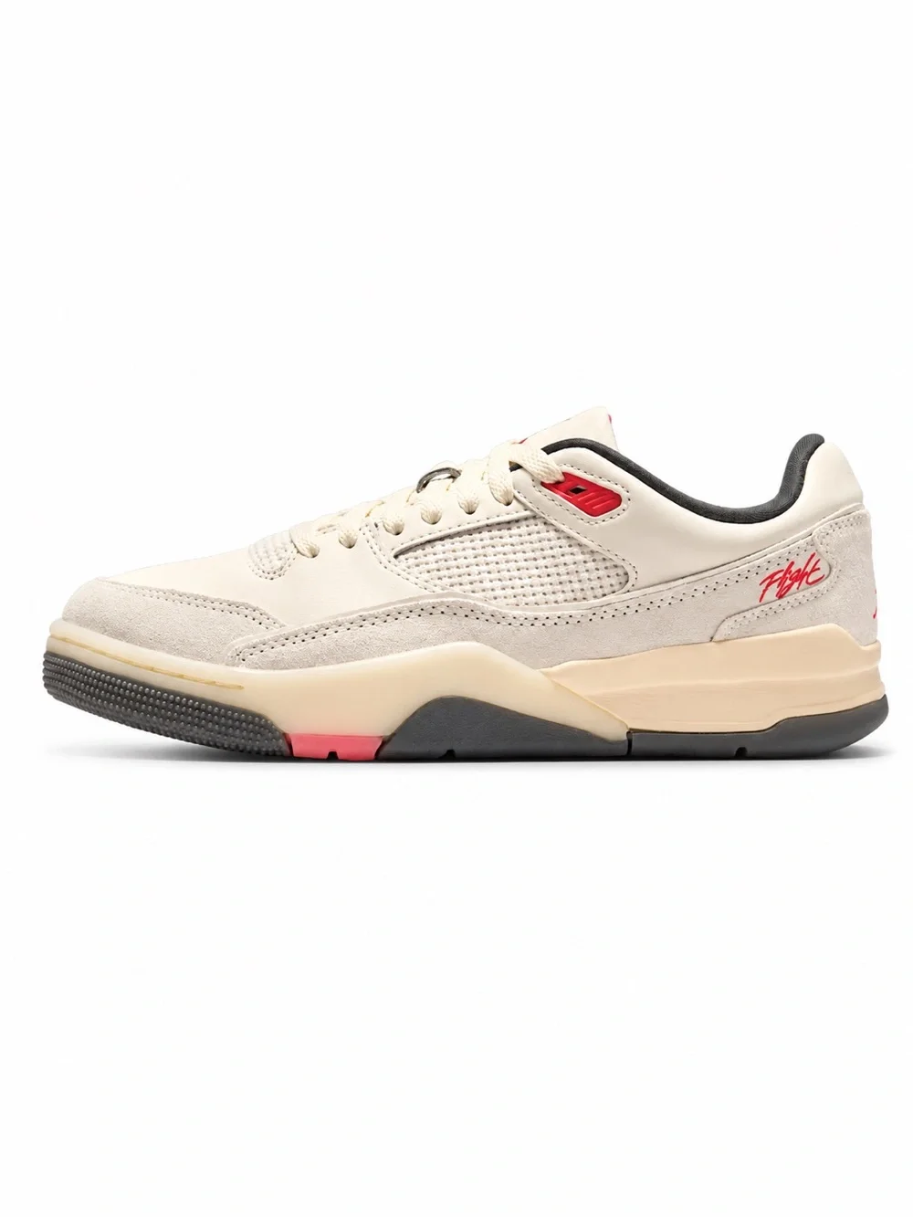 Jordan Flight Court SE Women Cream & Black Low-Top Sneakers Size 7.5 NEW